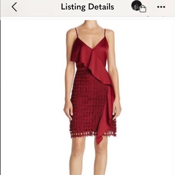 NEW Lucy Paris ‘Brendan’ Ruffle Cocktail Dress - Picture 5 of 8